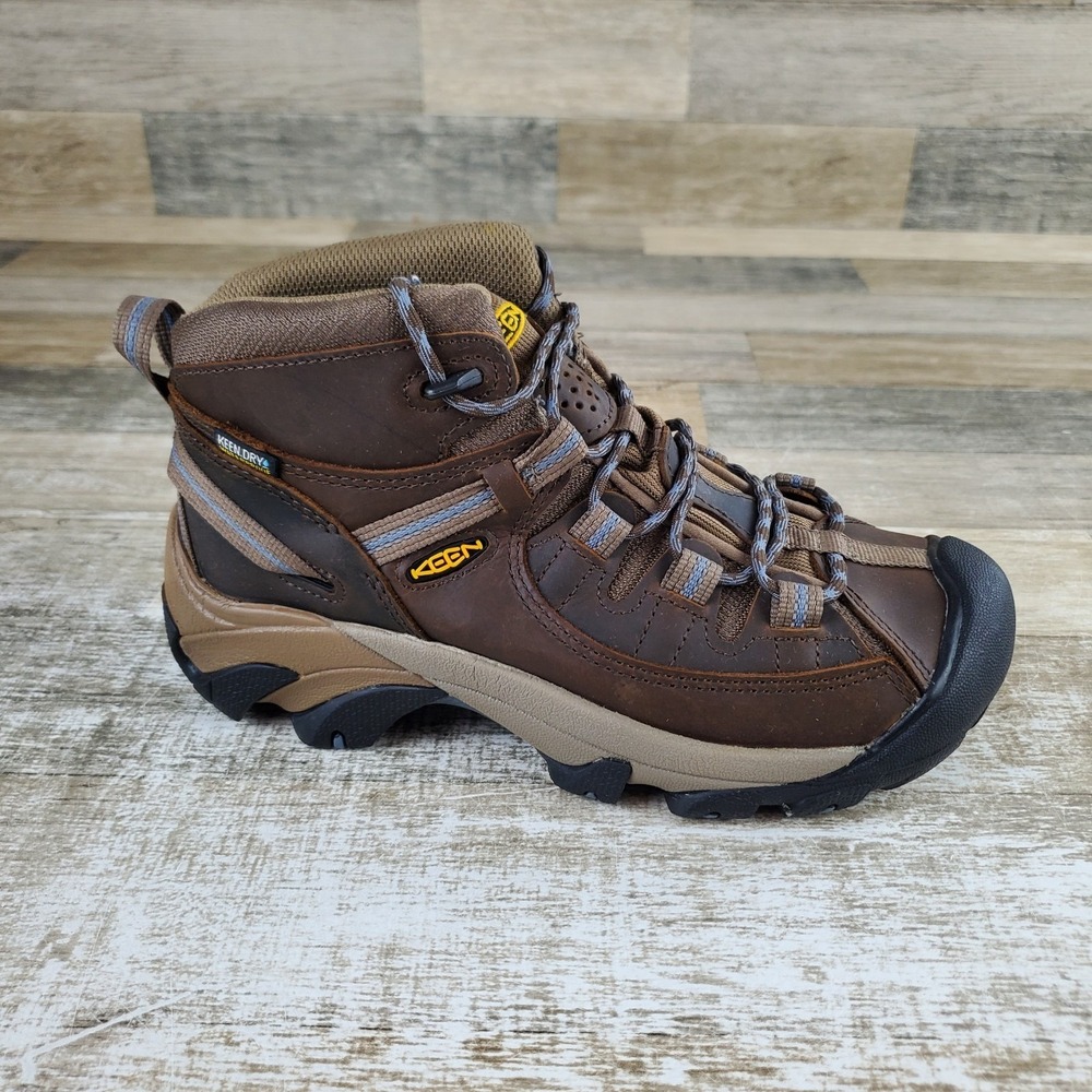 Keen Targhee II Mid Womens Boots Sz 9.5 Slate Flint Stone Waterproof Hiking